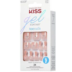 Kiss Gel Fantasy Toenails Pedicure Kit - Hot Road (Beige)
